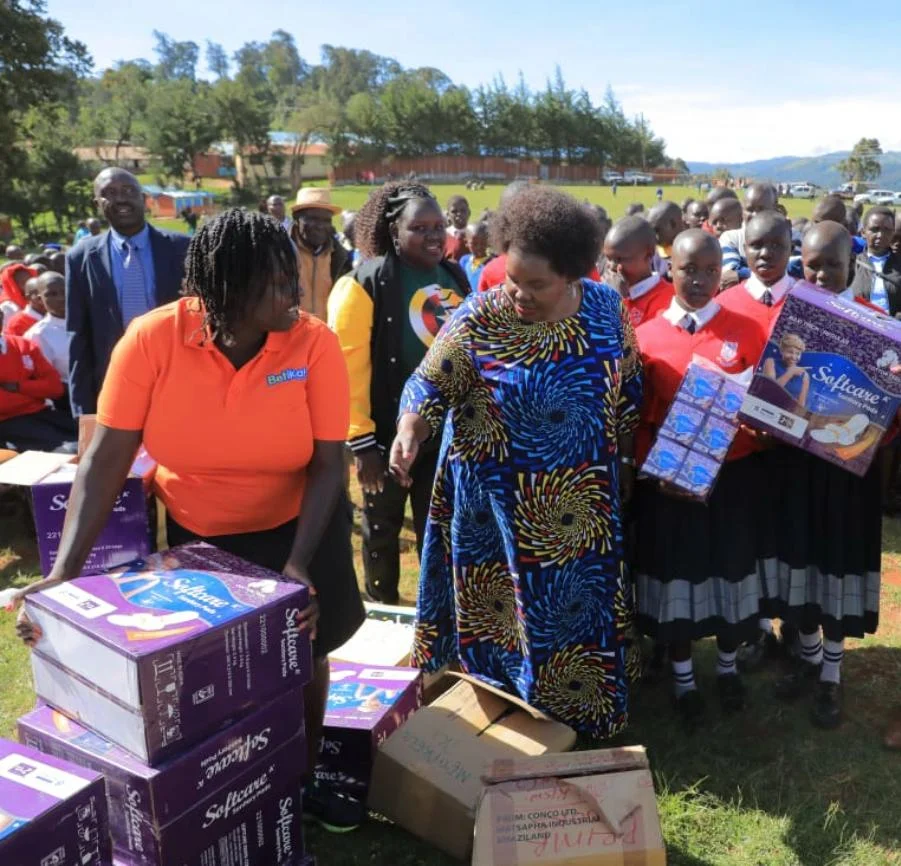 Sanitary Towels Distribution